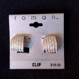 Roman Clip-on Costume Jewelry Earrings